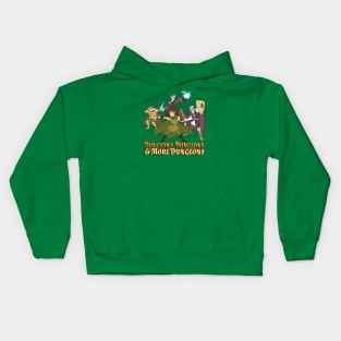 Dungeons, Dungeons and More Dungeons Kids Hoodie